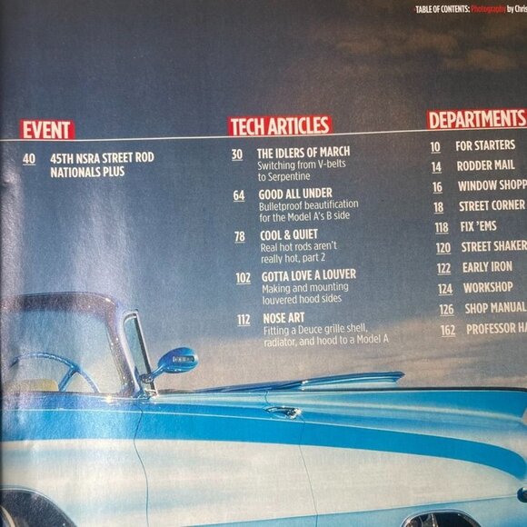 Street Rodder Magazine January 2015 u Vol 44  No 1 Car Restoration Tips Tricks T - Picture 5 of 8